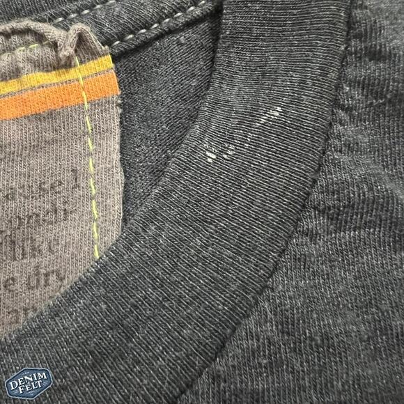 AVIATOR NATION Women’s Charcoal ASPEN CO  BOYFRIEND Crop Graphic TEE/T-Shirt - Picture 15 of 15